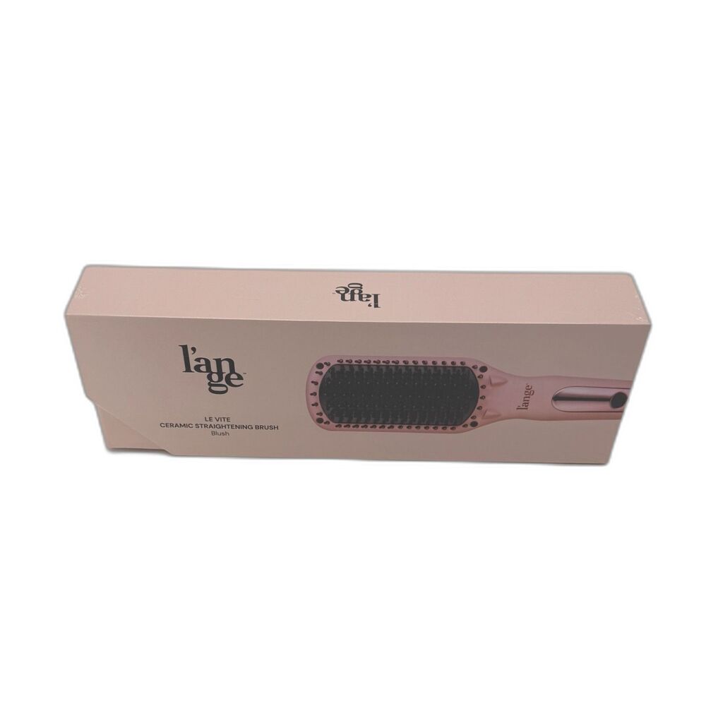 L'ange Le Vite Ceramic Straightening Brush in the color Blush Sealed-New in Box